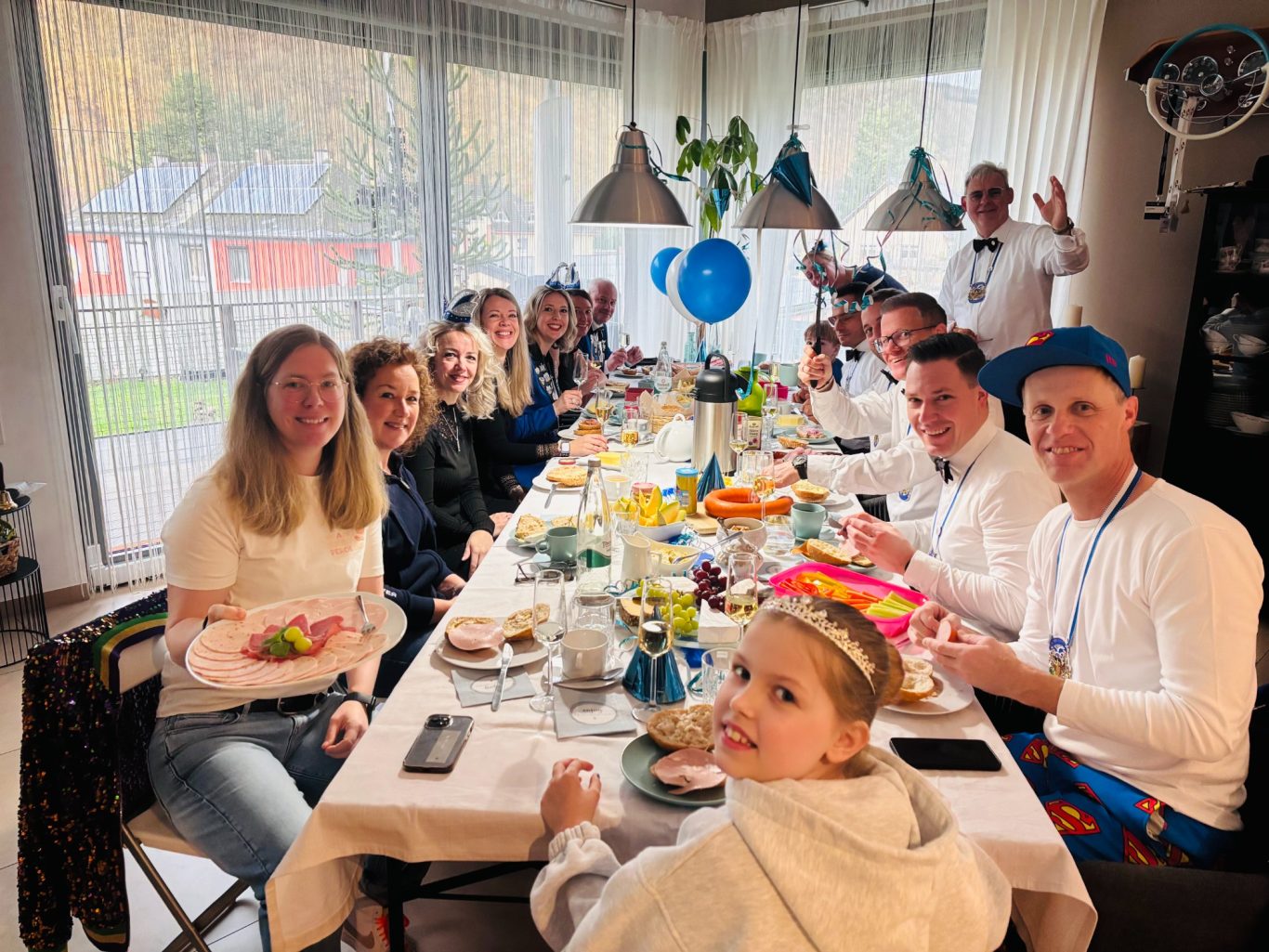 Frühstück beim Kinderprinzenpaar